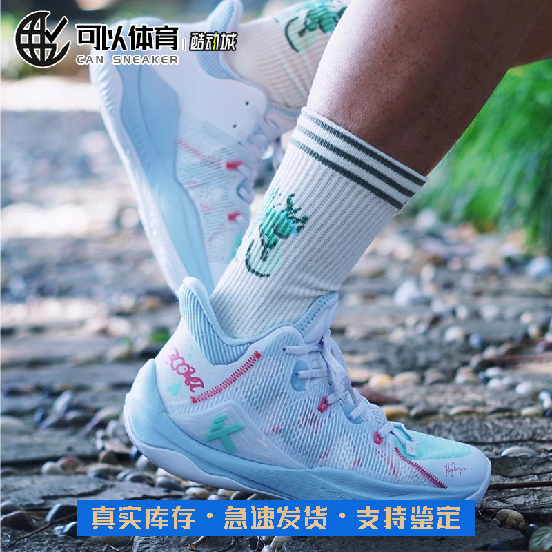 5代水花2代低帮魔术贴透气战靴112321602-4