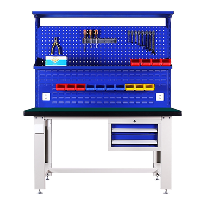 重型钳工工作台学校实验室实训操作台装配车间不锈钢防静电检测台