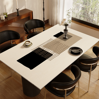 现代简约桌垫防水防油免洗餐桌布PVC桌面保护垫防烫耐高温茶几垫