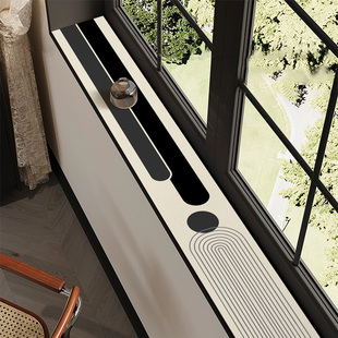 现代简约窄飘窗垫防水防滑可擦免洗窗台垫子窗沿可裁剪定制防尘垫