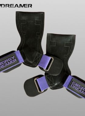 GYMDREAMER硬拉橡胶护掌助力带健身手套引体向上辅助护腕握力带