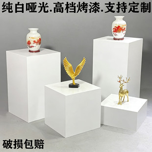 烤漆展示台木制橱窗展台方形增高底座模特台陈列架支持定制