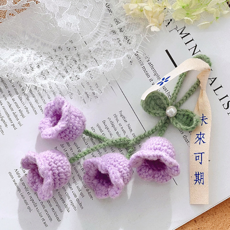 手工编织DIY毛线花束材料包自制图片
