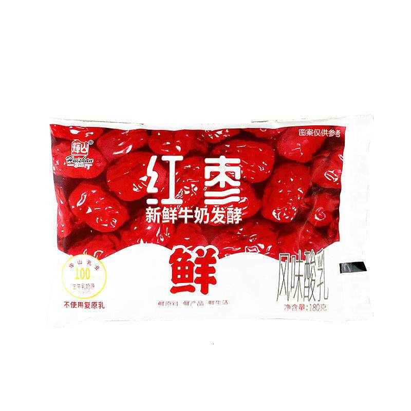 【日期滚动更新】辉山红枣风味发酵乳180g*14袋 早餐酸奶自有牧场