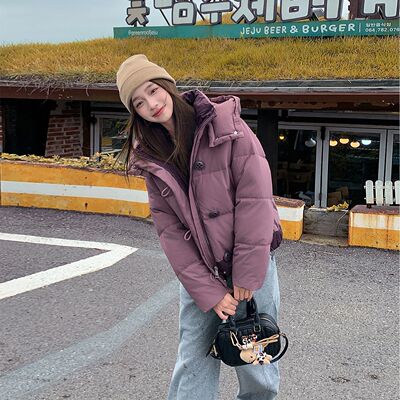 2025洋气加厚连帽新款棉衣