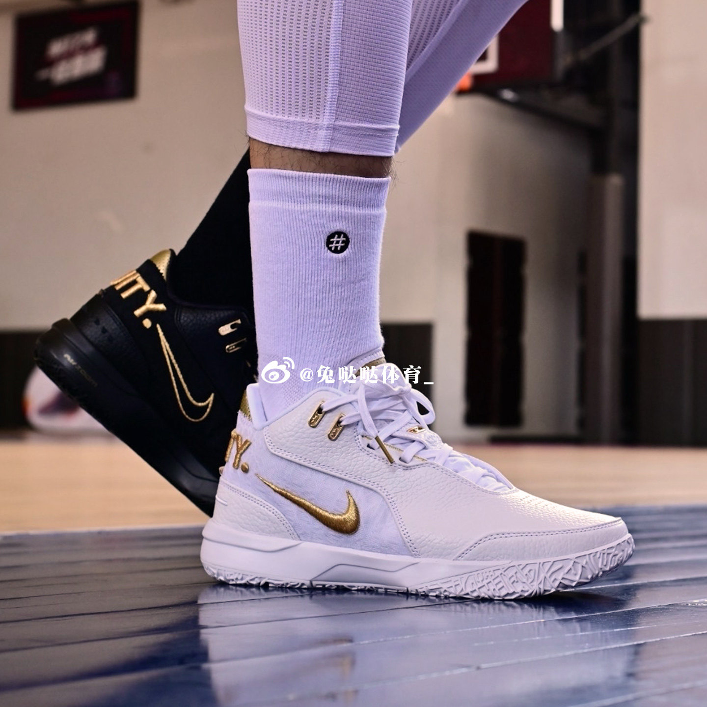 Nike LeBron NXXT Gen黑白鸳鸯减震透气防滑运动篮球鞋FJ1567-103