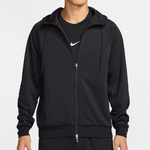 Nike 秋季男款连帽篮球跑步训练休闲透气运动夹克外套FZ0968-010