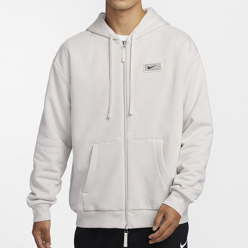 Nike 男装秋季布克连帽篮球训练运动开衫卫衣休闲外套HJ3898-104
