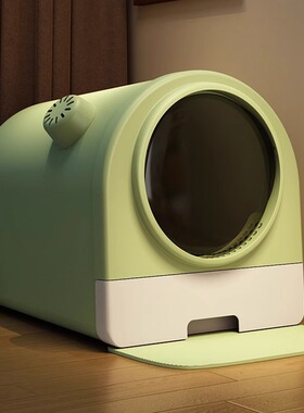 德国KGL全封闭式猫砂盆抽屉式猫厕所防臭超大号防外溅猫屎盆除臭