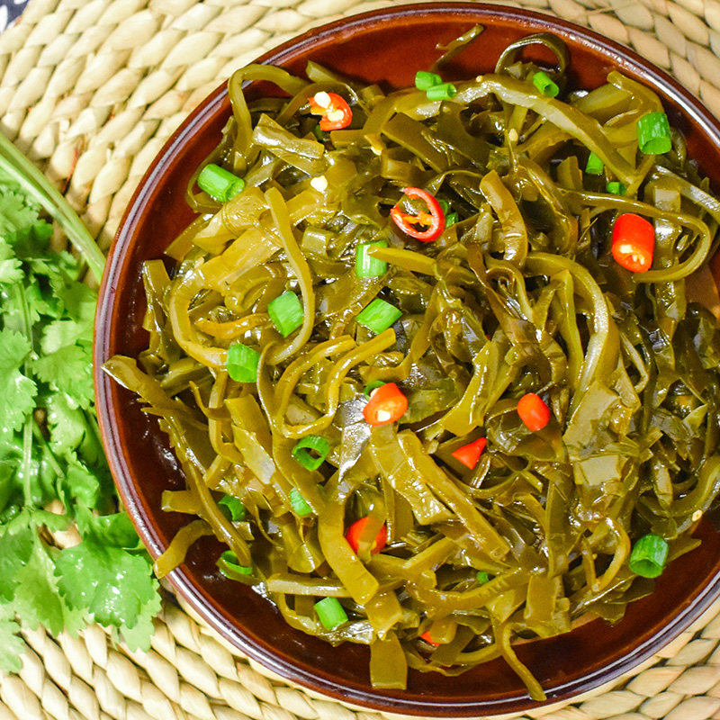 海带丝即食香辣味小包装开胃下饭菜咸菜早餐速食菜休闲零食整箱批发