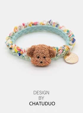 日系卡通小狗发绳甜美可爱发圈ins少女马尾头绳情侣闺蜜头饰发饰