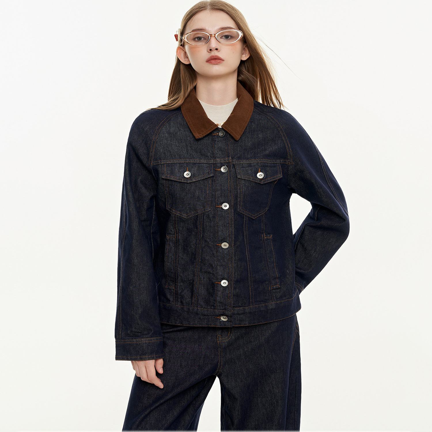 官方正品MoodBerry牛仔夹克外套