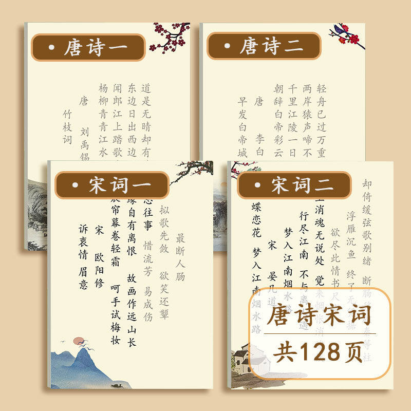 簪花小楷字帖硬笔练字帖成年人女生字体大学生精致钢笔楷书成人字