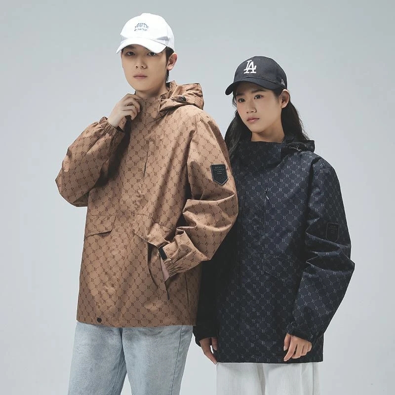 国潮户外男女同款情侣款登山服