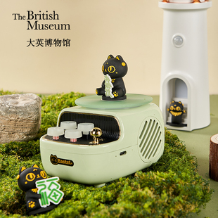 巴斯特系列萌猫复古仿黑胶发福蓝牙音响礼盒生日礼物男实用类礼品
