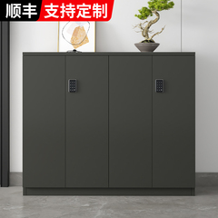 鞋柜家用门口带密码锁外楼道室外一体靠墙走廊柜电梯口多层收纳柜