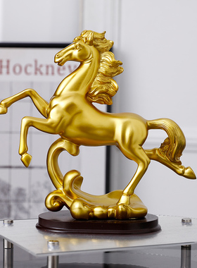 北欧轻奢高档马摆件家居客厅玄关酒柜电视柜O办公桌面摆设软装饰