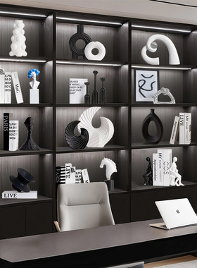 诚艺创意酒柜小众摆件家居客厅电视柜餐边柜高端大气办公室装饰品