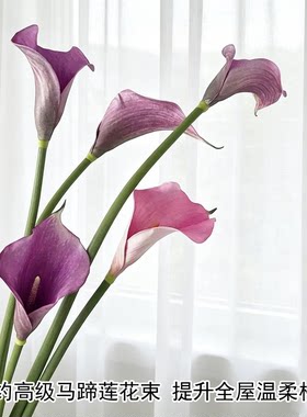 大号手感EVA仿真海芋单枝插花