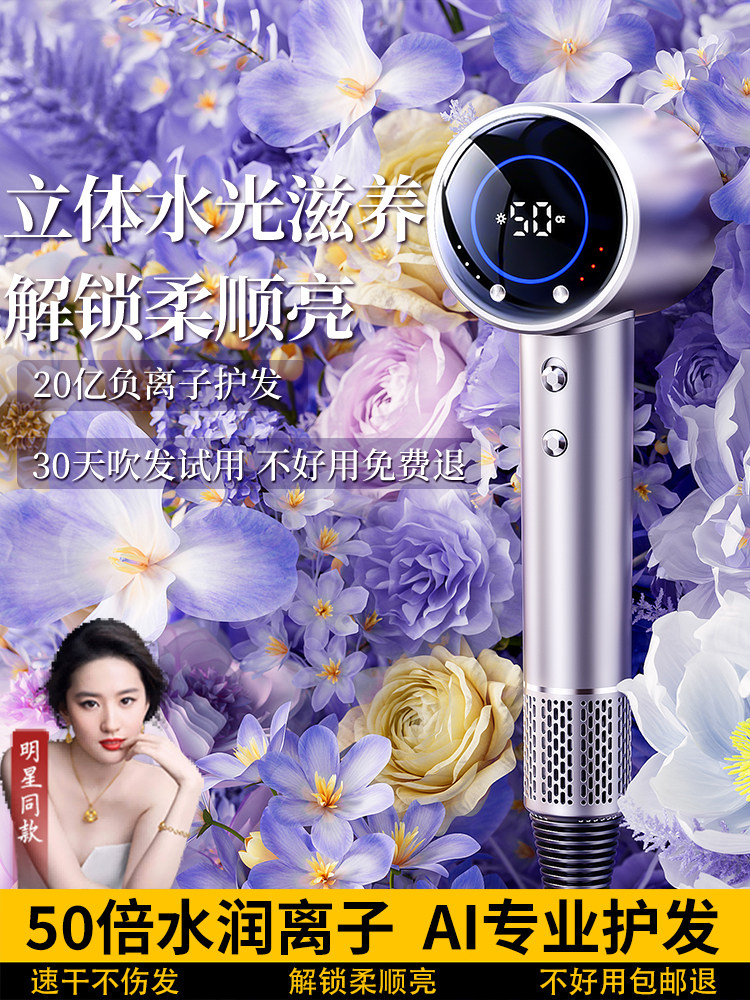 负离子护发电吹风机静音速干家用不伤头发2025新款超高速风筒礼物