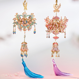 拼酷步步生莲晴空紫云佩3d立体拼图金属拼装模型diy手工挂件礼物