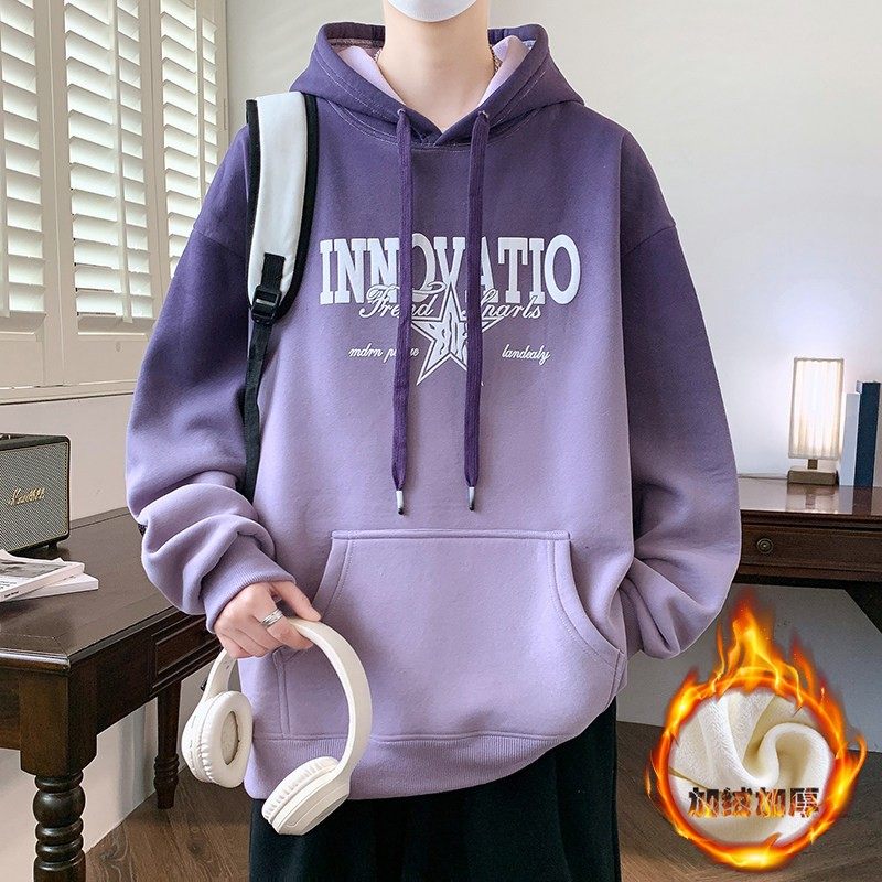 秋冬季连帽卫衣男孩初中学生加绒加厚青少年外套帅气大童男装上衣,运动服/休闲服装,跑步套装,淘宝优惠券,粉丝福利购,淘宝优惠卷