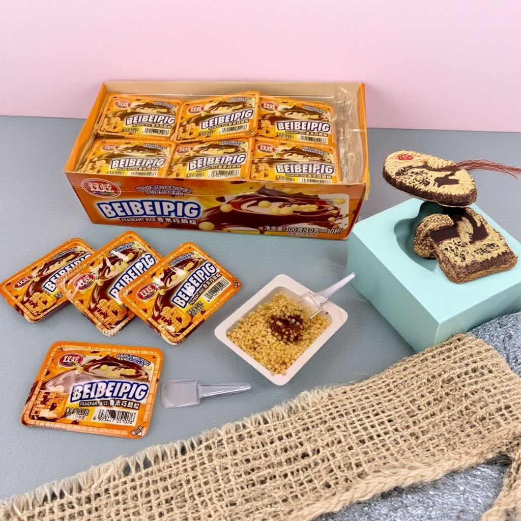 双炫可可酱脆米巧克力系列10g独立小包装轻松享受童年小零食怀旧