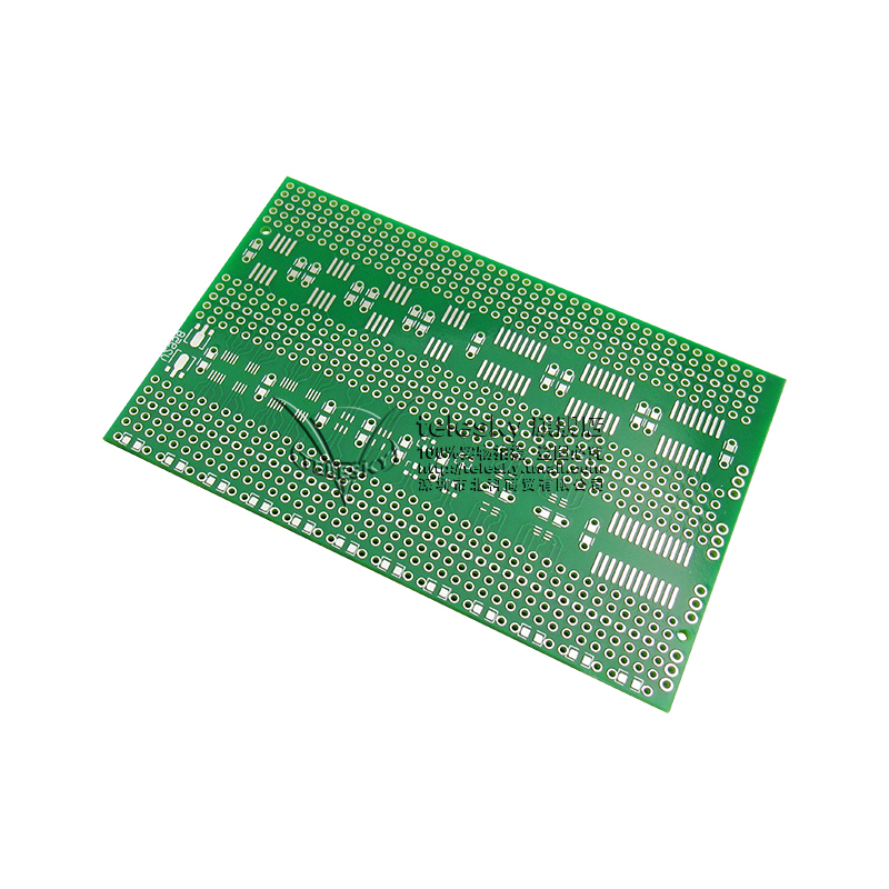 单面多封装贴片线路实验板PCB电路板洞洞板7x11cm 支持贴片芯片