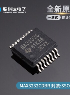 MAX3232CDBR MAX3232CDB MA3232C 收发器芯片 SSOP16 全新原装