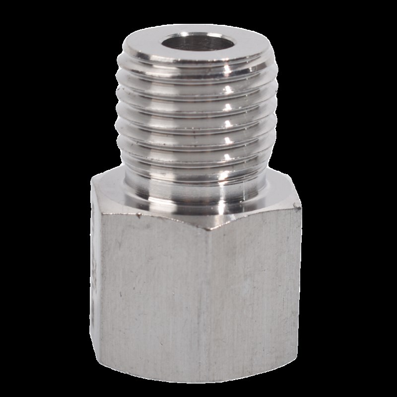 不锈钢内外丝转换接头M5M6M8M10MH12M14M20螺纹加厚直通