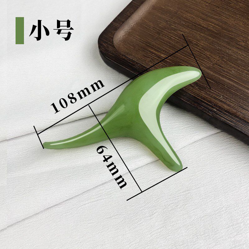 三角雀按摩器足疗棒足底刮痧点穴笔脚底穴位经络疏通神器刮板工具