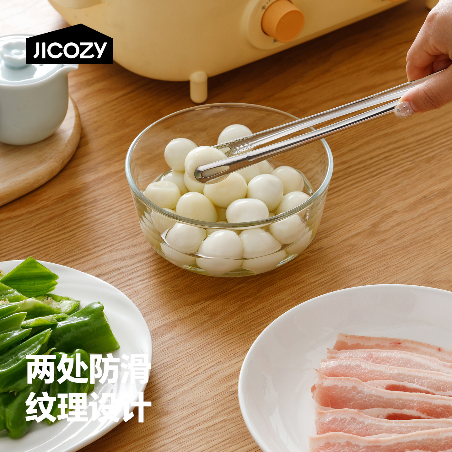 几仓304不锈钢烤肉夹子家用韩式烧烤专用防烫小夹厨房料理分餐夹,厨房/烹饪用具,烧烤夹/叉/铲/针,淘宝优惠券,粉丝福利购,淘宝优惠卷