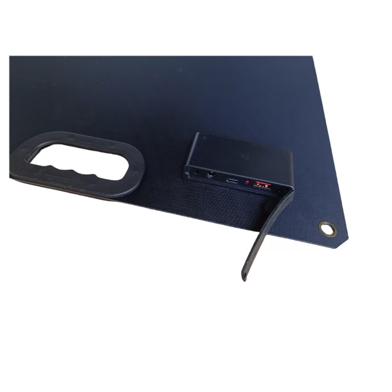 ETFE单晶太阳能发电折叠包50W手机快充户外电源便携光伏充电