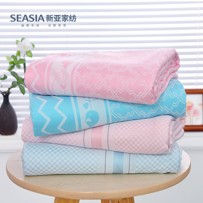 竹纤维盖毯夏季冰丝薄款成人单人毛巾被冷感双人空调夏凉毯子儿童