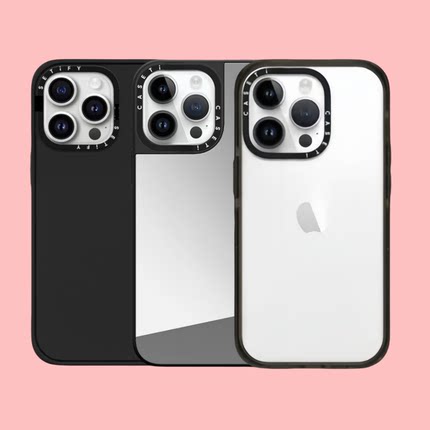 CASE纯色镜面手机壳适用于iphone16/15promax保护套新款苹果14promax简约情侣13防摔哑光12情侣华强北定制