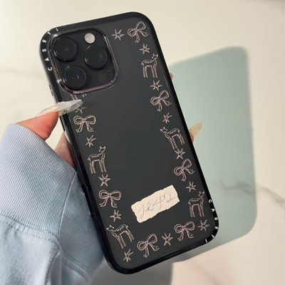 caseti联名欧阳娜娜同款森林秘境16Pro适用iPhone15Promax轻盈新壳体材质手机壳14防摔保护套13华强北定制