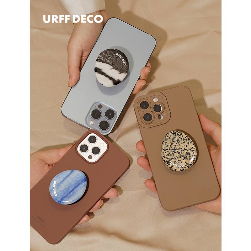 URFF DECO天然石头手机气囊通用粘贴式创意支架超实用苹果华为感在类目 3C数码配件, 手机配件, 手机支架/手机座中 - 来自Buy2taobao.com提供专业的淘宝代购服务