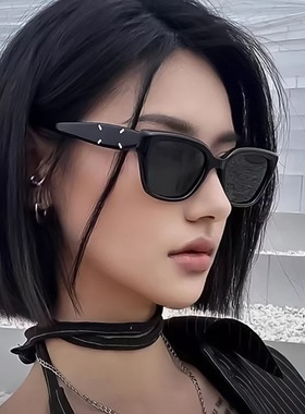 新款韩版方形猫眼偏光遮阳墨镜女
