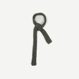 桐庐愿望针织有限公司设计师款平替羊毛混纺短款纯色针织细围巾凹