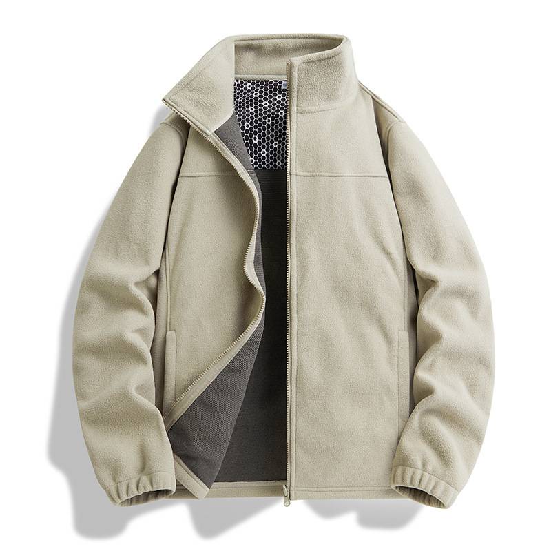 真美制衣冲锋衣户外沸腾石墨烯蓄热抓绒衣男女情侣款秋冬加厚保暖