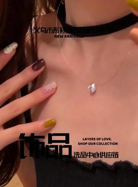 义乌市彤衫饰品有限公司人鱼之泪精致百搭日常一颗钻隐形鱼线锆石