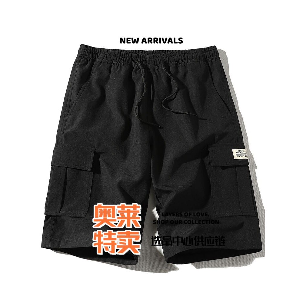 台州三门冲锋衣男式专版工装短裤男夏季薄款美式宽松休闲裤男大裤