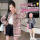 开衫 女童格子衬衫 中大童洋气休闲纯色长袖 2026新款 衬衣 外套春秋装