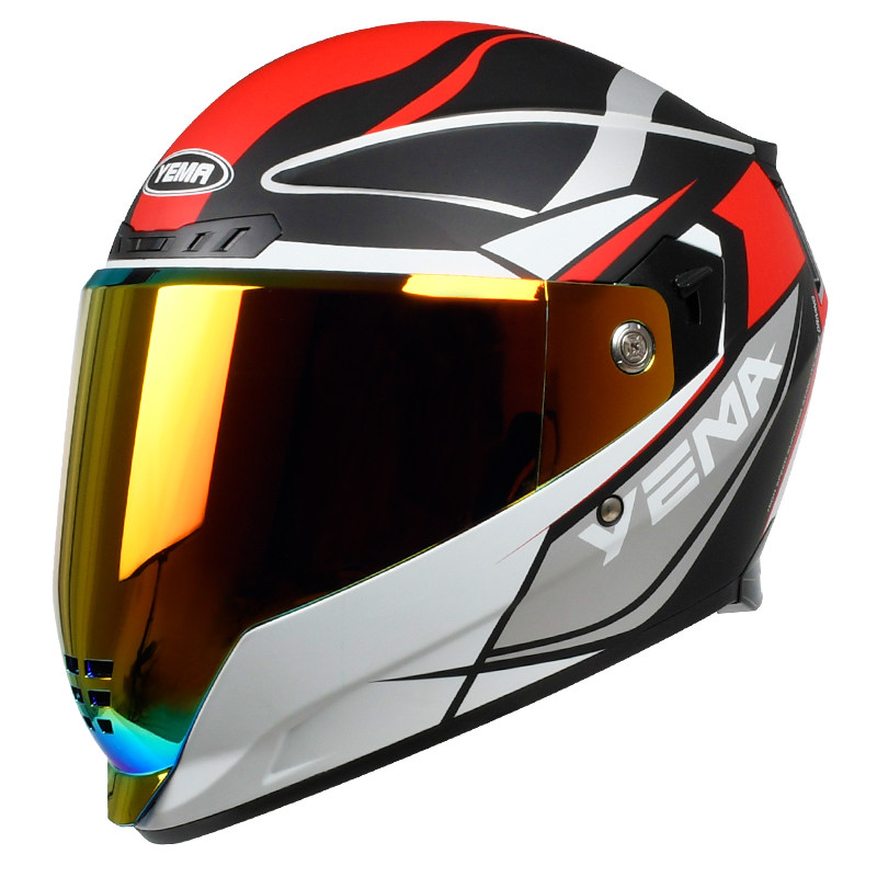 野马3C认证摩托车头盔男全盔机车骑行炫酷摩托女安全帽四季通用