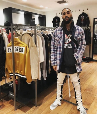 hzw自主FEAR OF GOD fog5th白黑校裤 正确版型 堆积感满