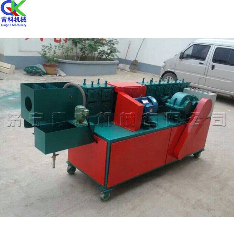 钢管调直除锈刷漆一体机 圆管校直打磨机 建筑钢管租赁抛光涂漆机