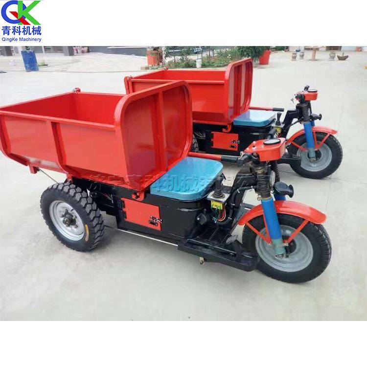 电梯进出小三轮车 载重1吨电动工程车 养殖场饲料运输三马车