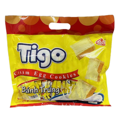 越南进口面包干越贡300克鸡蛋饼