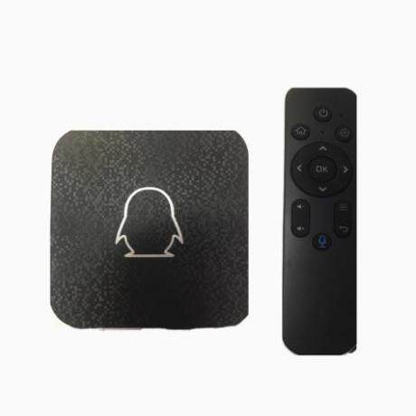 腾讯企鹅Q7网络机顶盒4K高清播放器双频5Gwifi蓝牙投屏语音电视盒