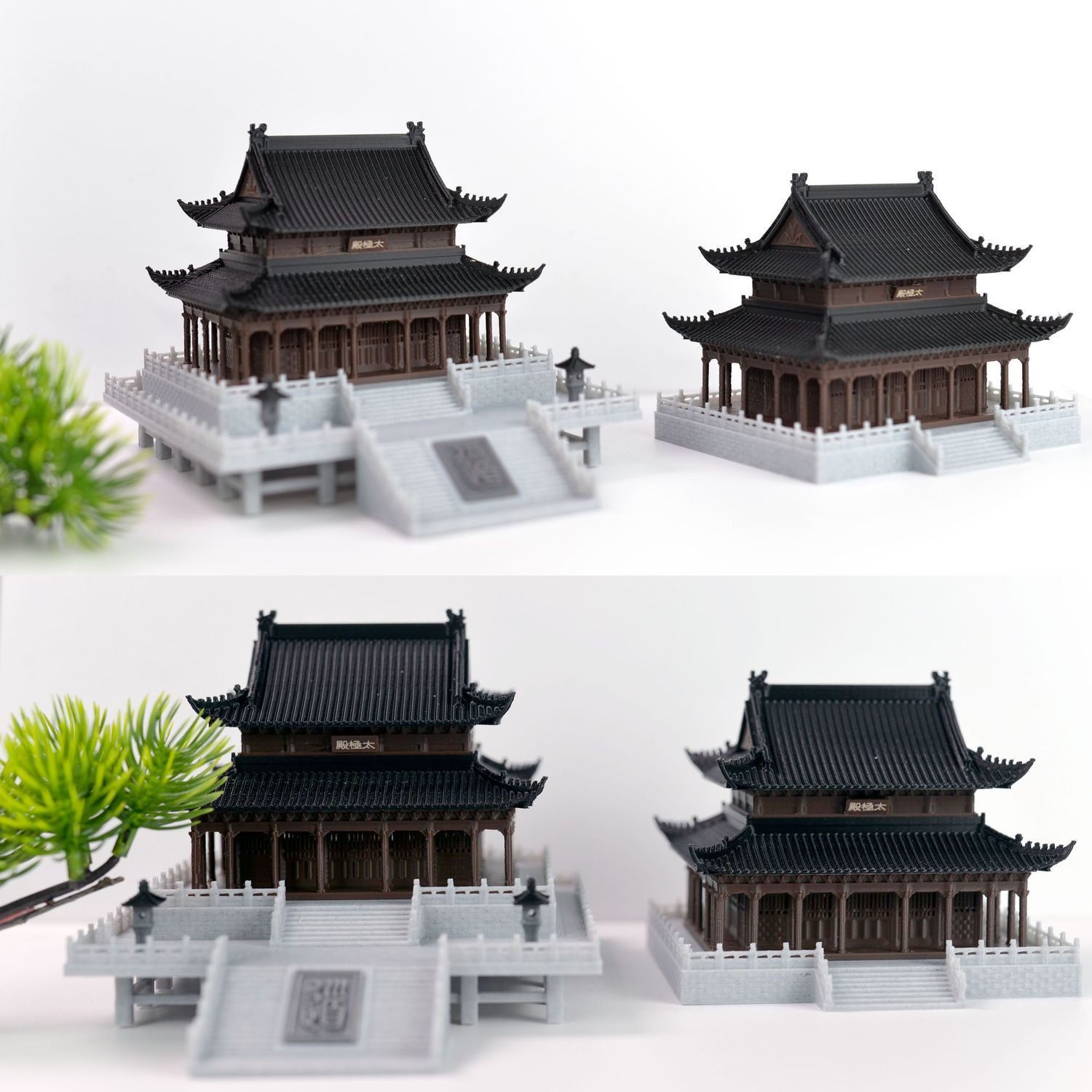 古建筑摆件新款中式亭台楼阁复古国风古建假山盆景微景观鱼缸宫殿,工业油品/胶粘/化学/实验室用品,树脂,淘宝优惠券,粉丝福利购,淘宝优惠卷